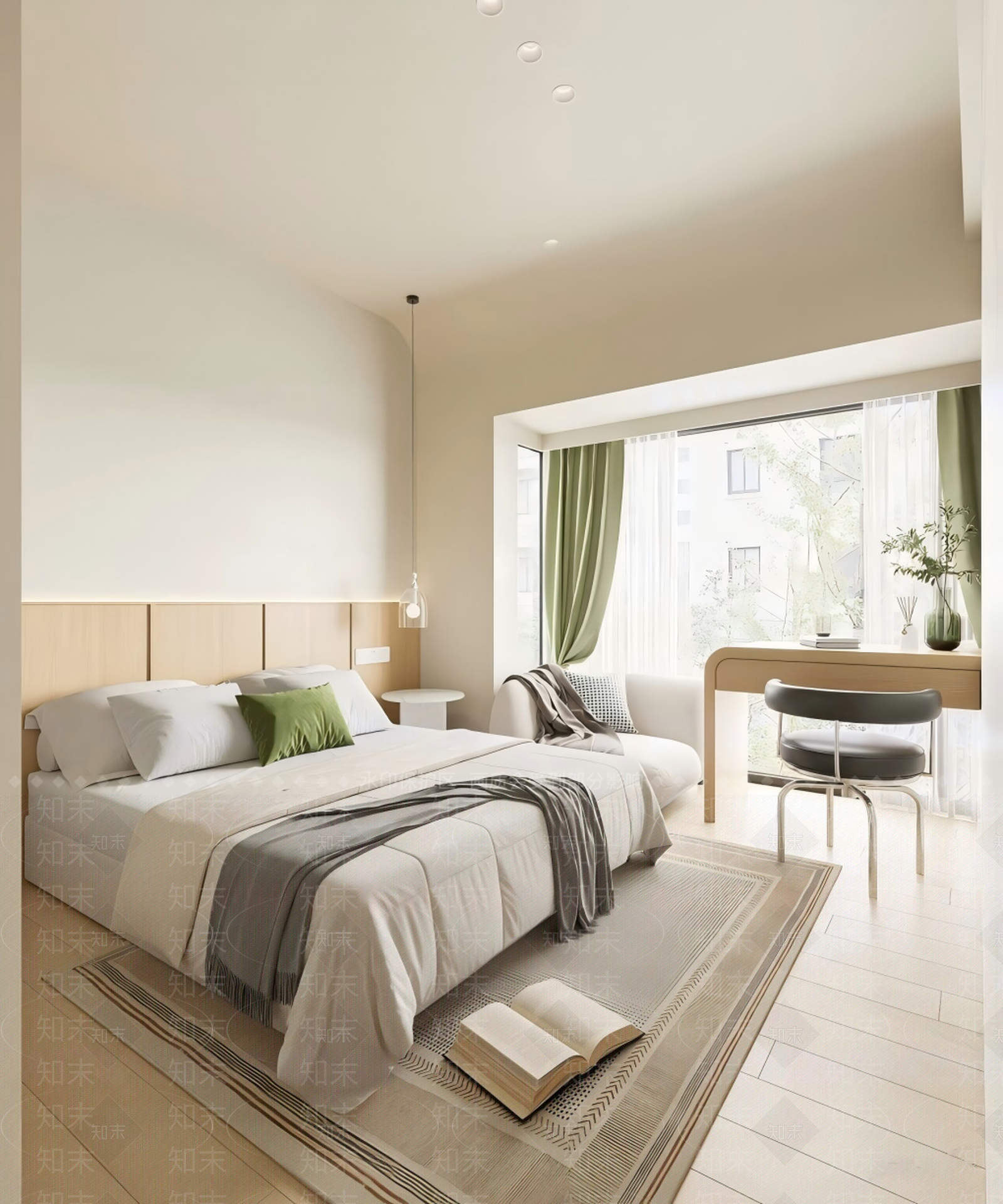 家居卧室SU模型下载【ID:1234683358】