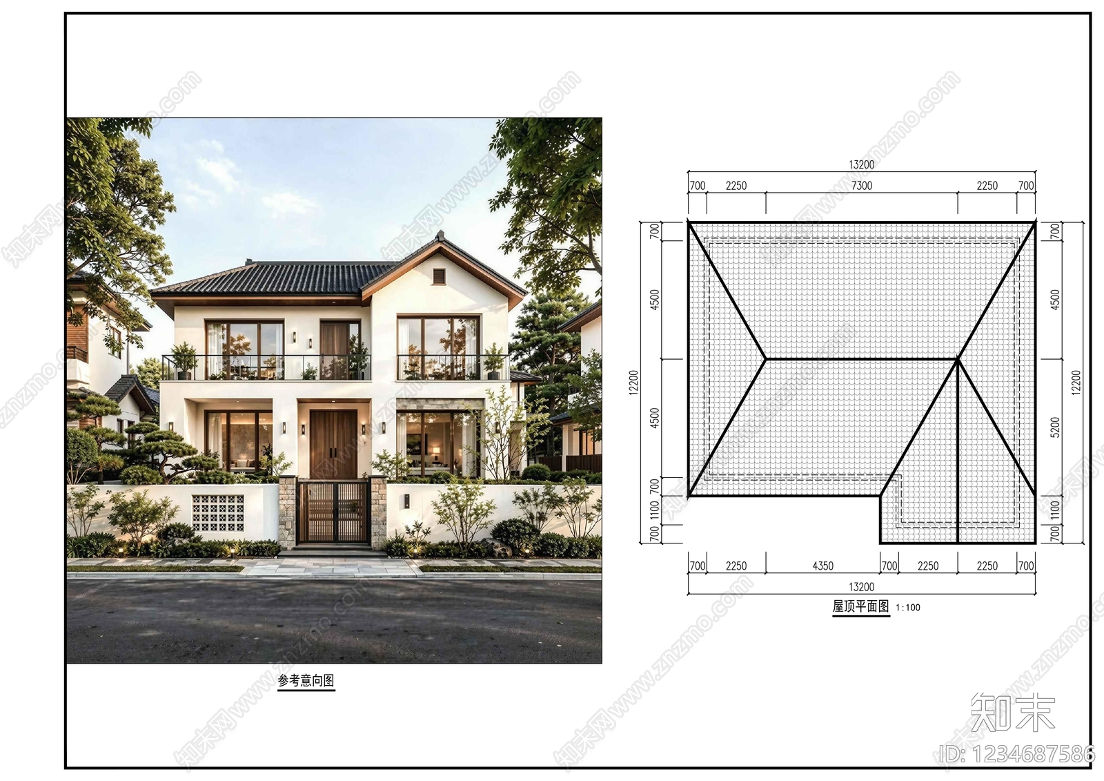 别墅建筑CAD图纸