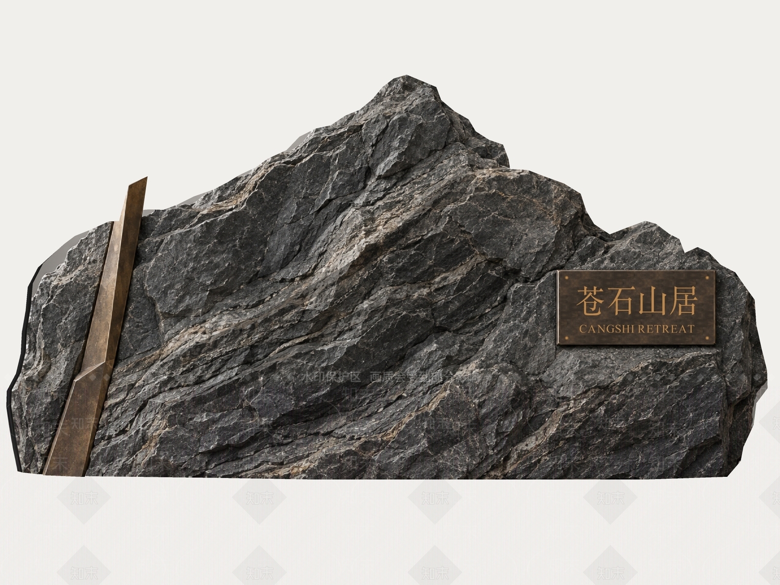 新中式景观景观导视3D模型下载【ID:1234689300】