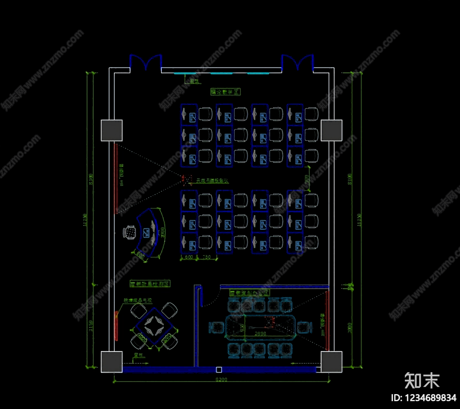 教室CAD图纸
