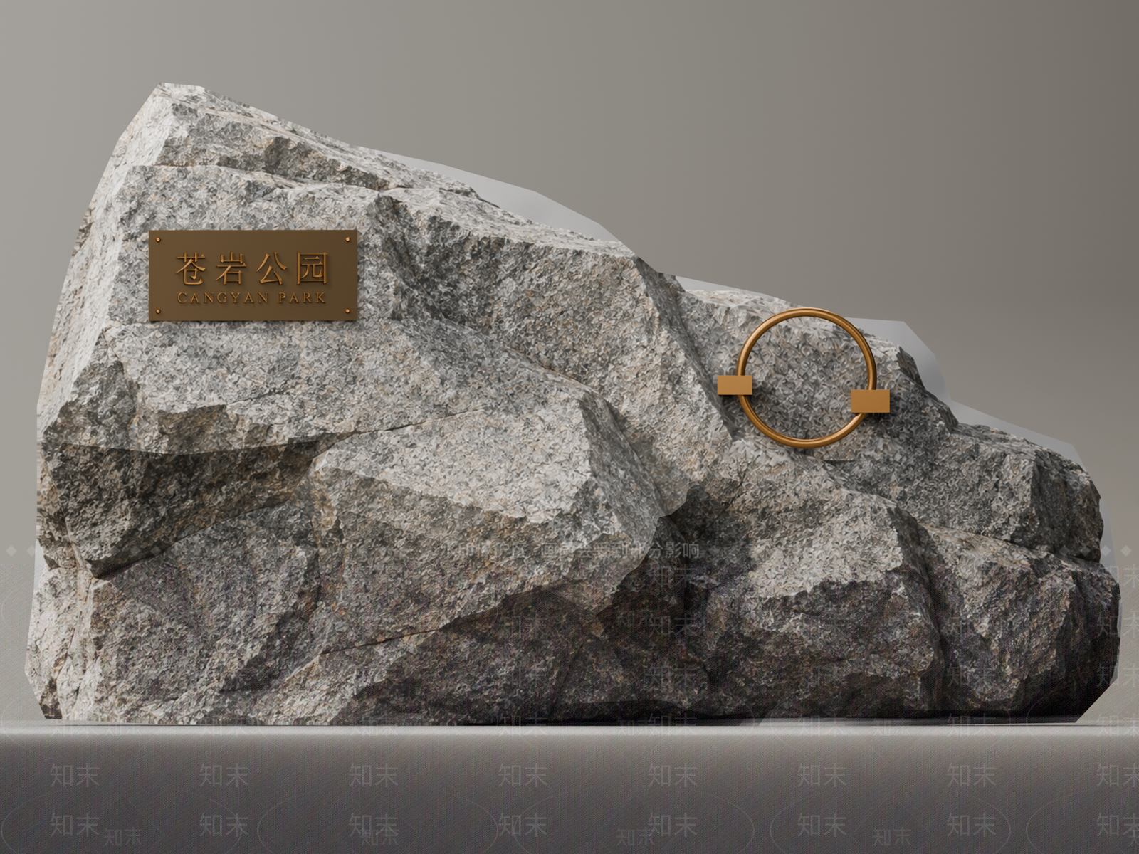新中式景观景观导视3D模型下载【ID:1234692985】