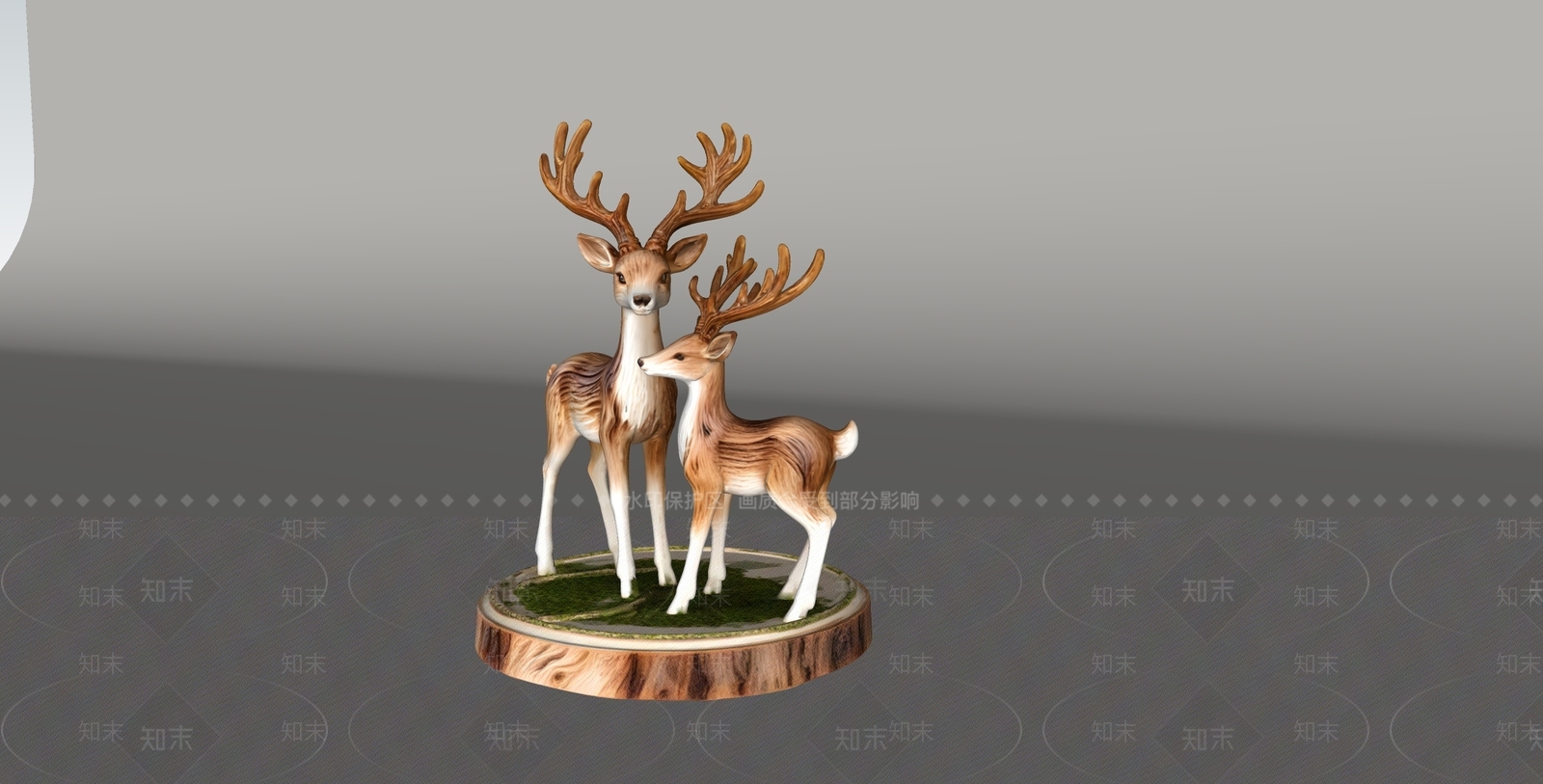 新中式雕塑摆件SU模型下载【ID:1234693025】