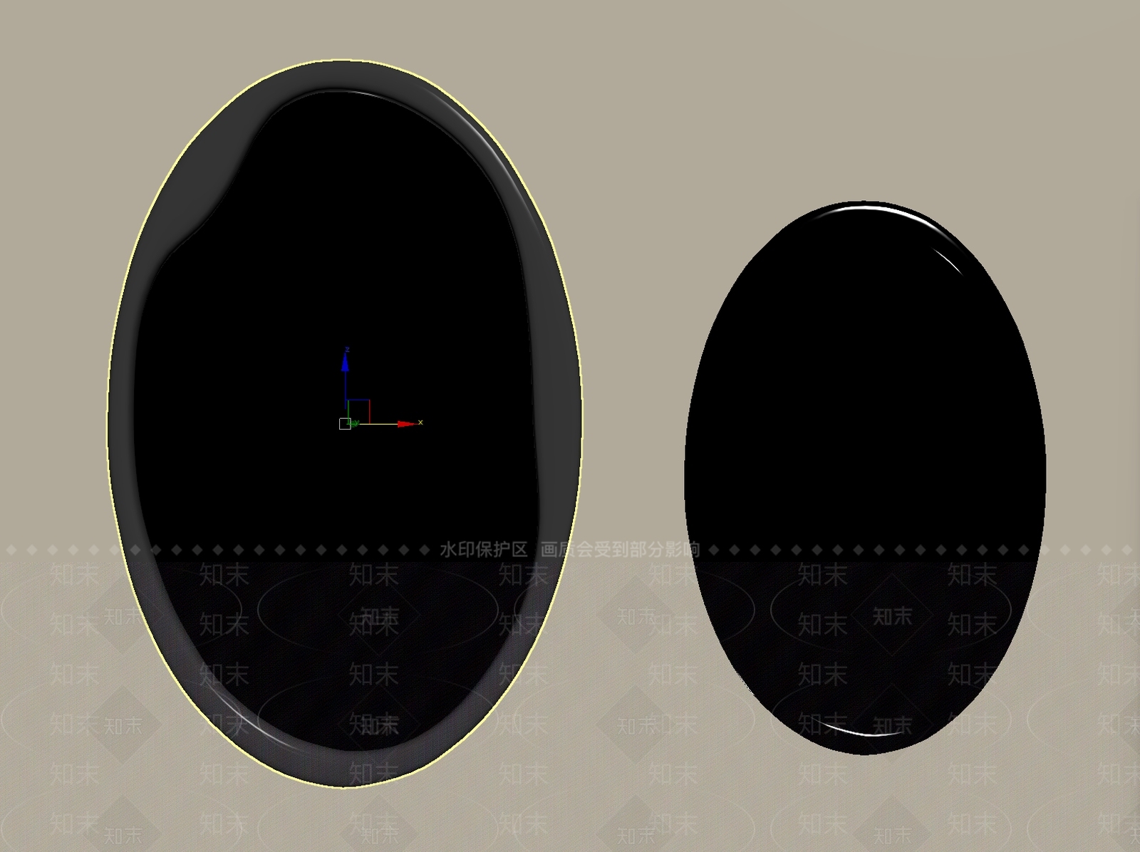 轻奢镜子3D模型下载【ID:1234695208】