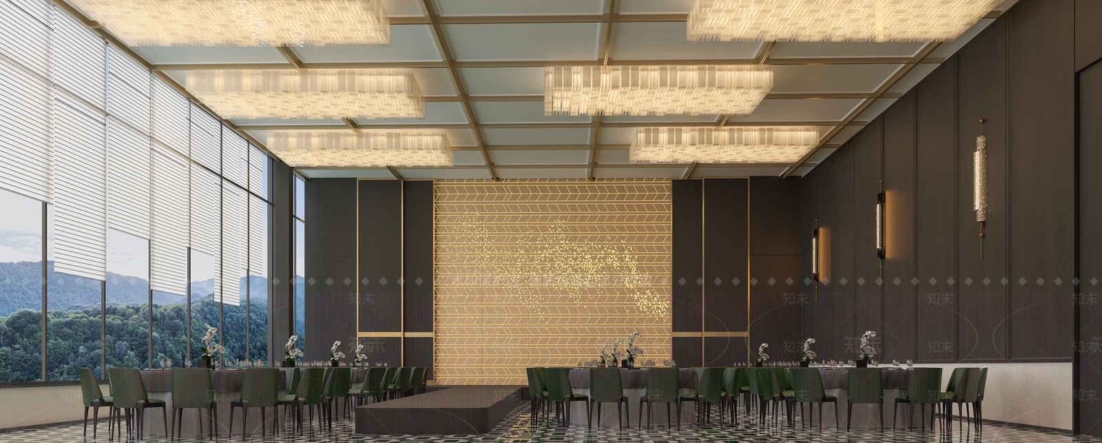 轻奢会议室3D模型下载【ID:1234695716】