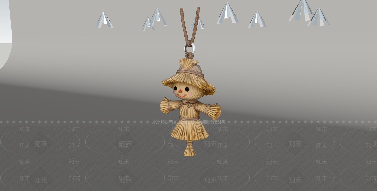 日式挂件SU模型下载【ID:1234699110】