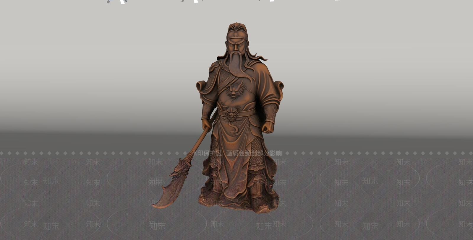 中式雕塑摆件SU模型下载【ID:1234699400】