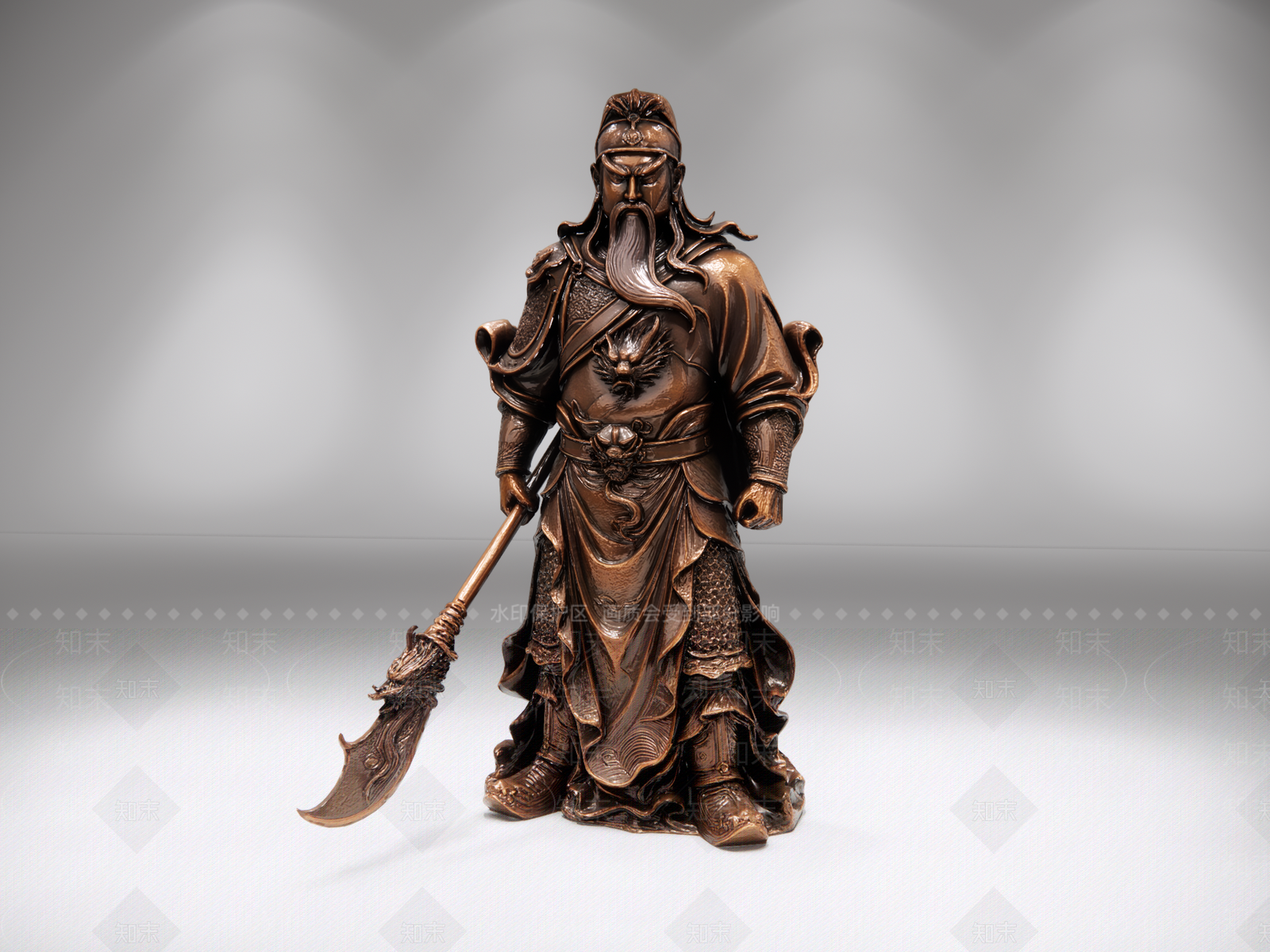中式雕塑摆件SU模型下载【ID:1234699400】