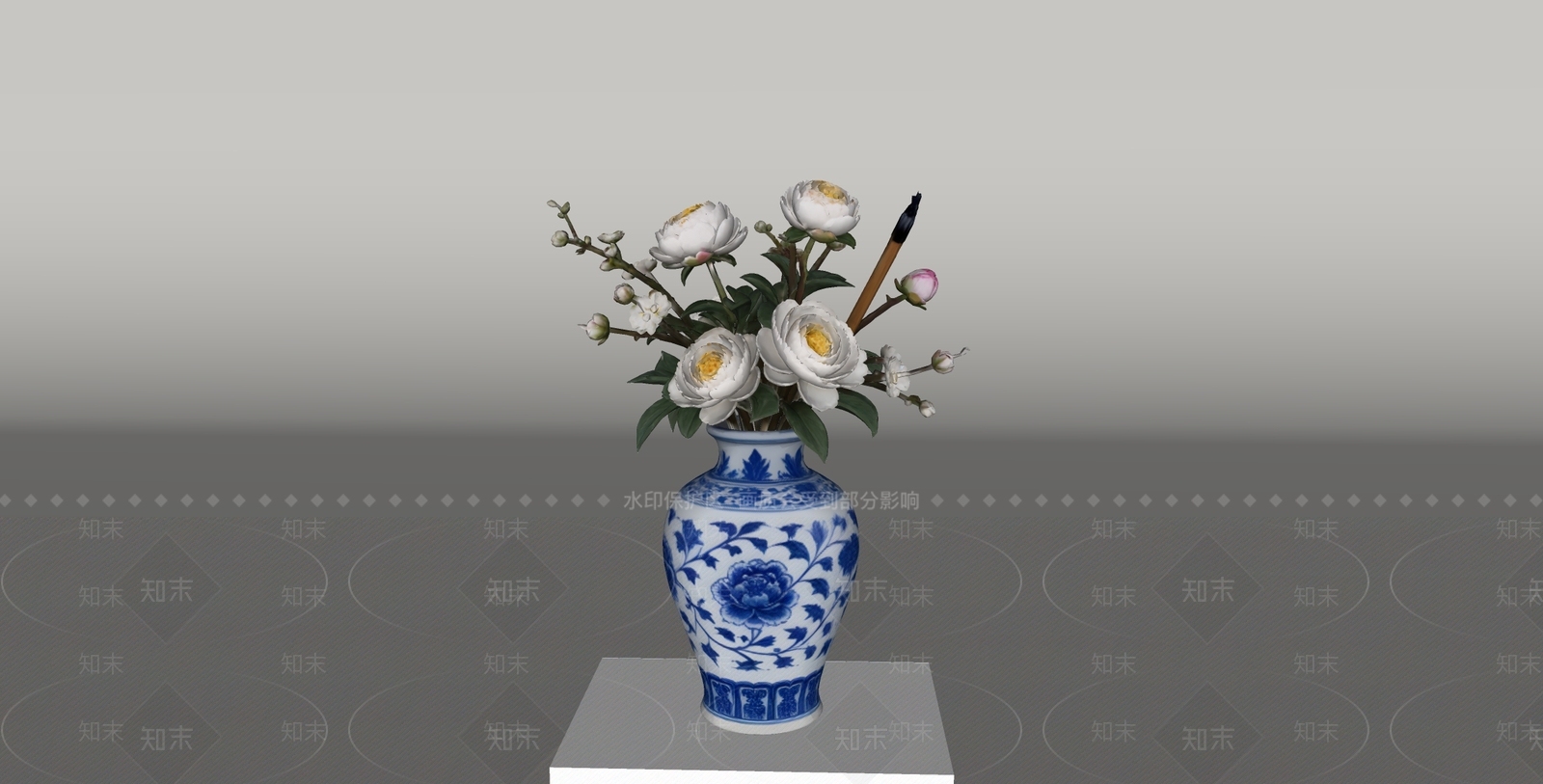 中式花瓶SU模型下载【ID:1234699907】