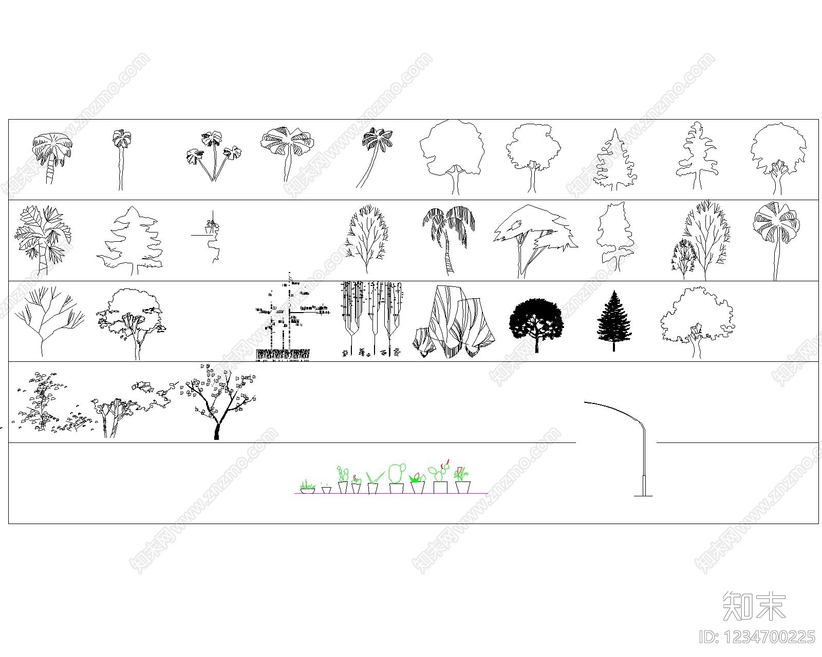 绿植CAD图纸