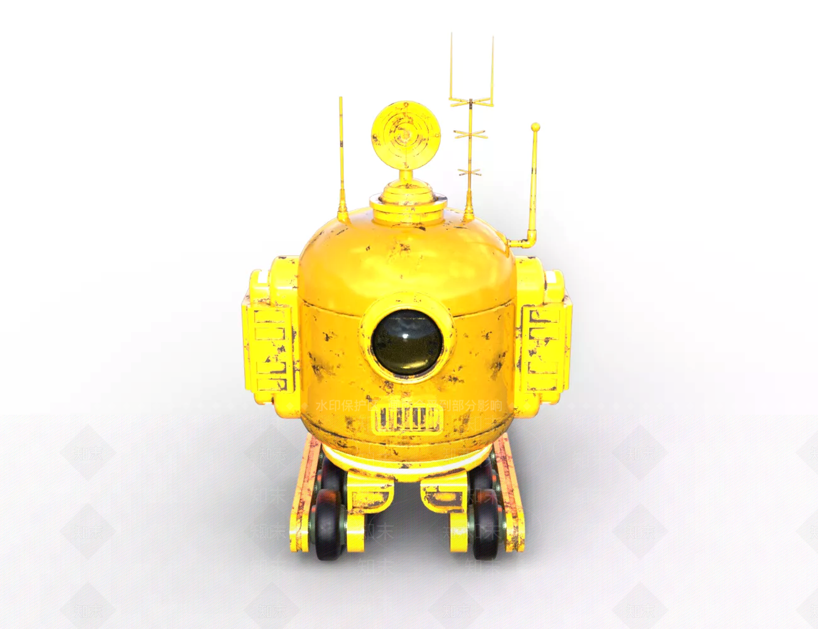复古工业风工业设备3D模型下载【ID:1234702025】