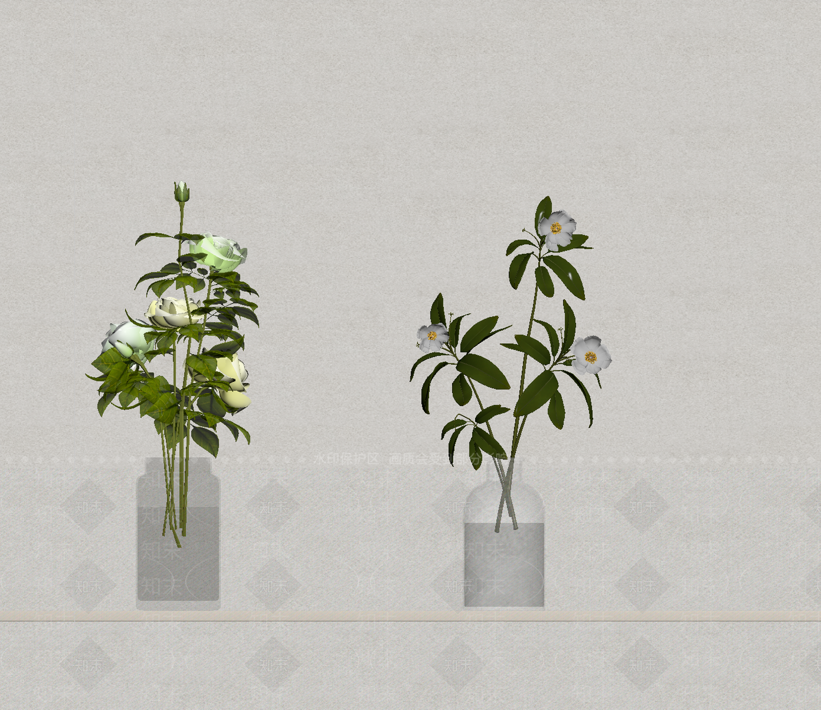 极简花瓶SU模型下载【ID:1234704668】