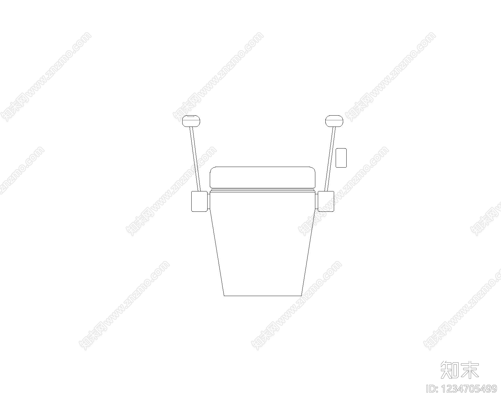 卫浴设施cad施工图下载【ID:1234705499】