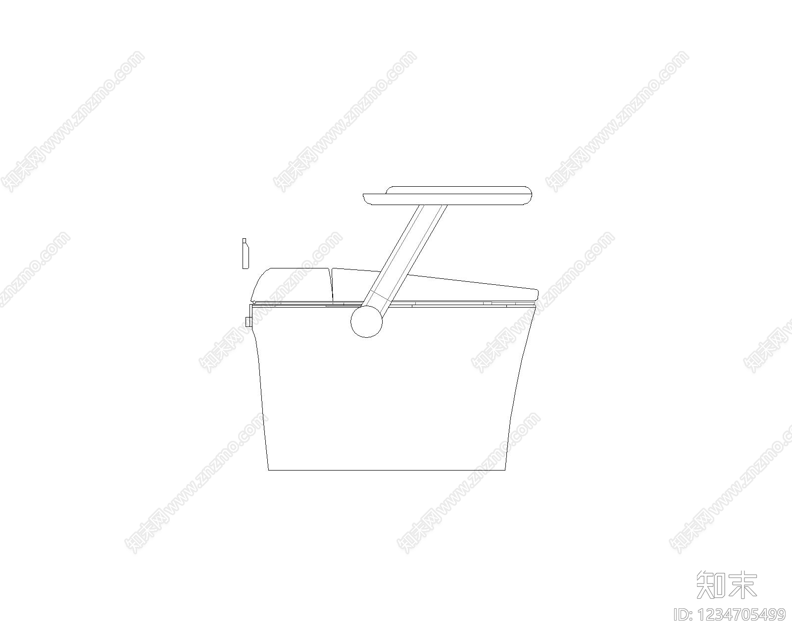卫浴设施cad施工图下载【ID:1234705499】