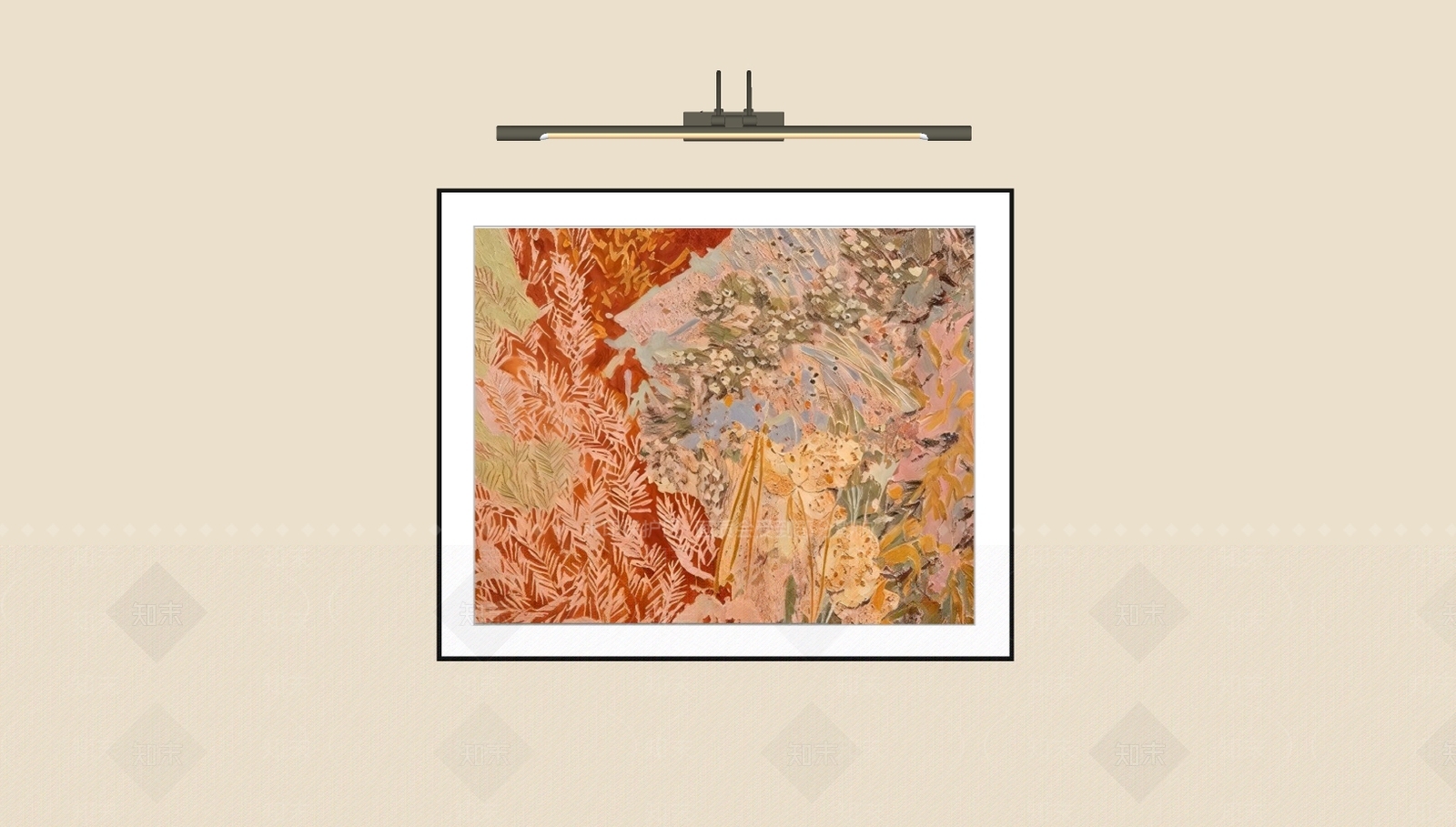 奶油风儿童挂画SU模型下载【ID:1234706219】