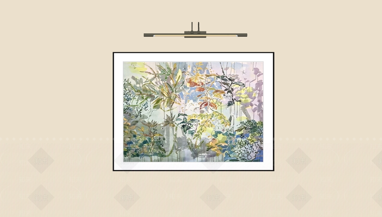 现代简约儿童挂画SU模型下载【ID:1234706329】