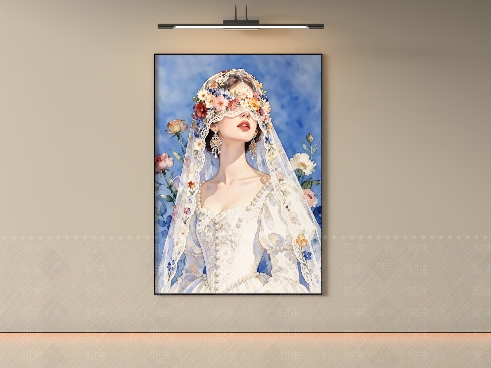 奶油风儿童挂画SU模型下载【ID:1234709477】