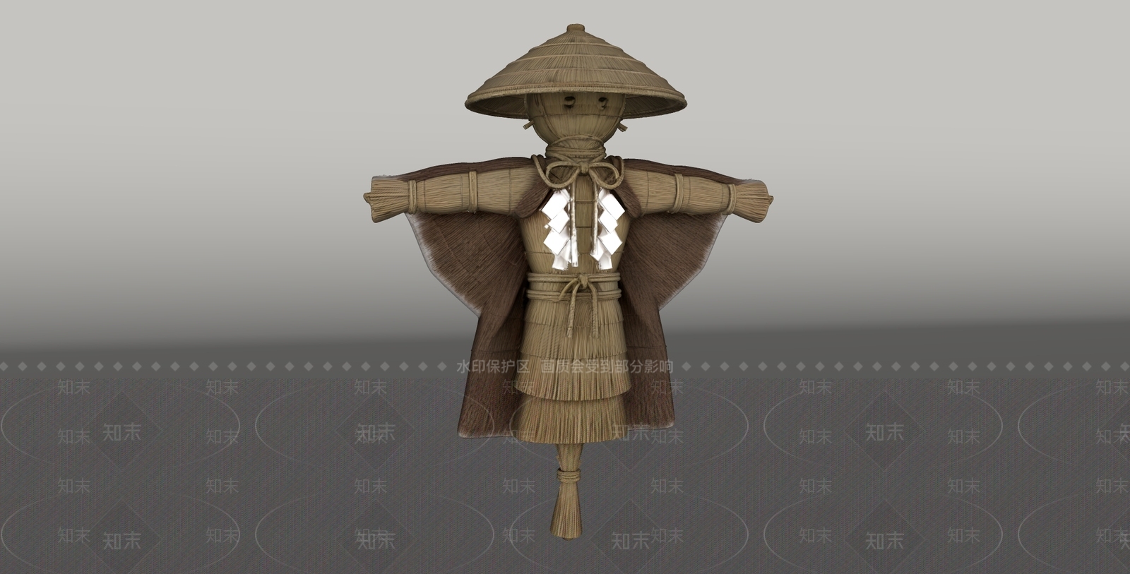 日式虚拟人物SU模型下载【ID:1234715087】