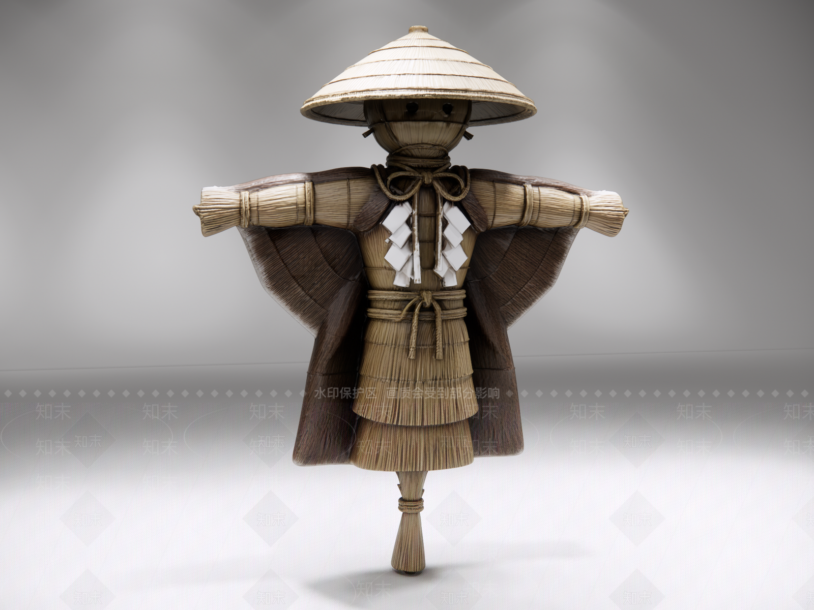 日式虚拟人物SU模型下载【ID:1234715087】