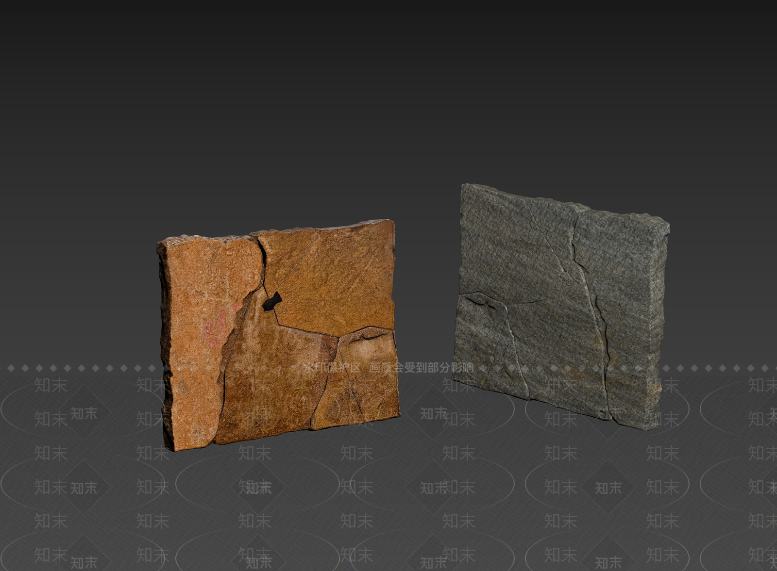 工业风石头3D模型下载【ID:1234717247】
