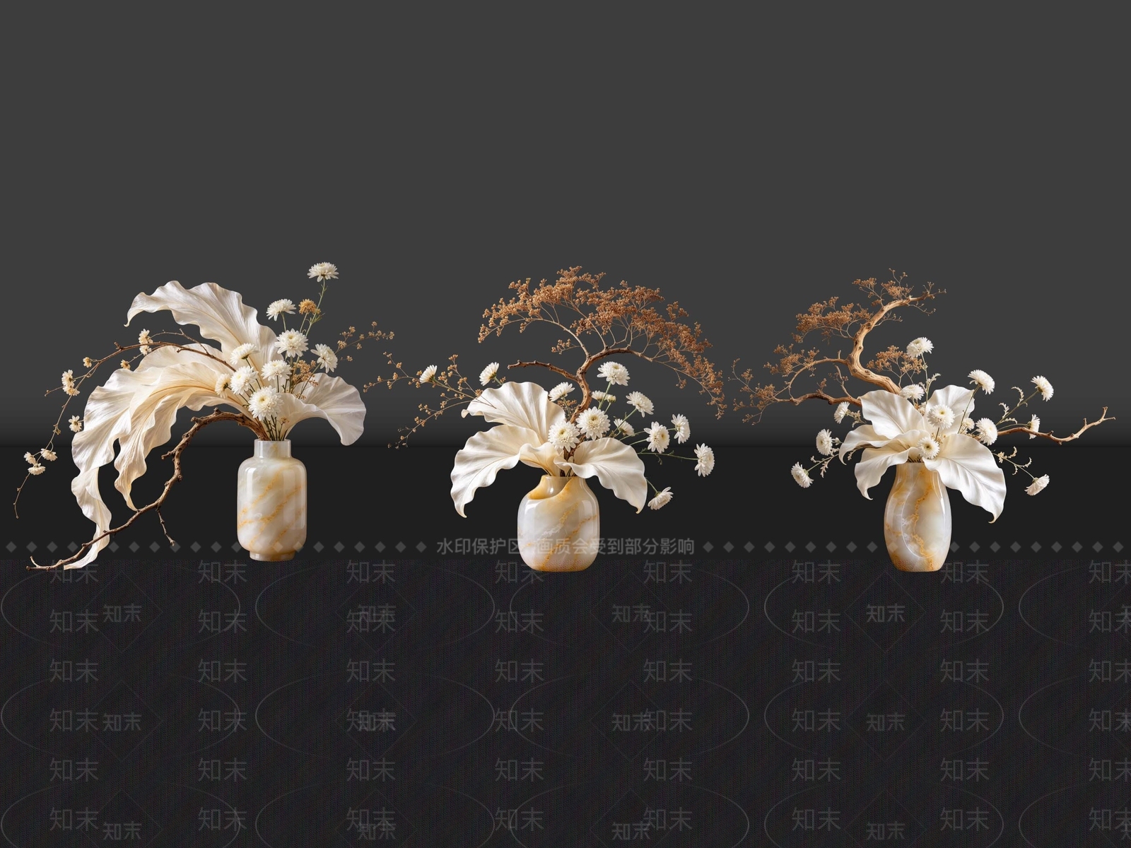 新中式花境SU模型下载【ID:1234718155】
