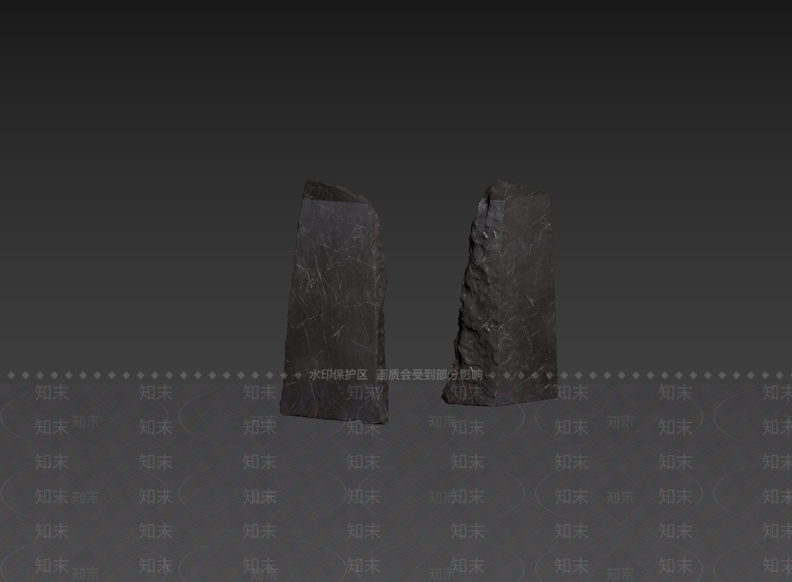 工业风石头3D模型下载【ID:1234718197】