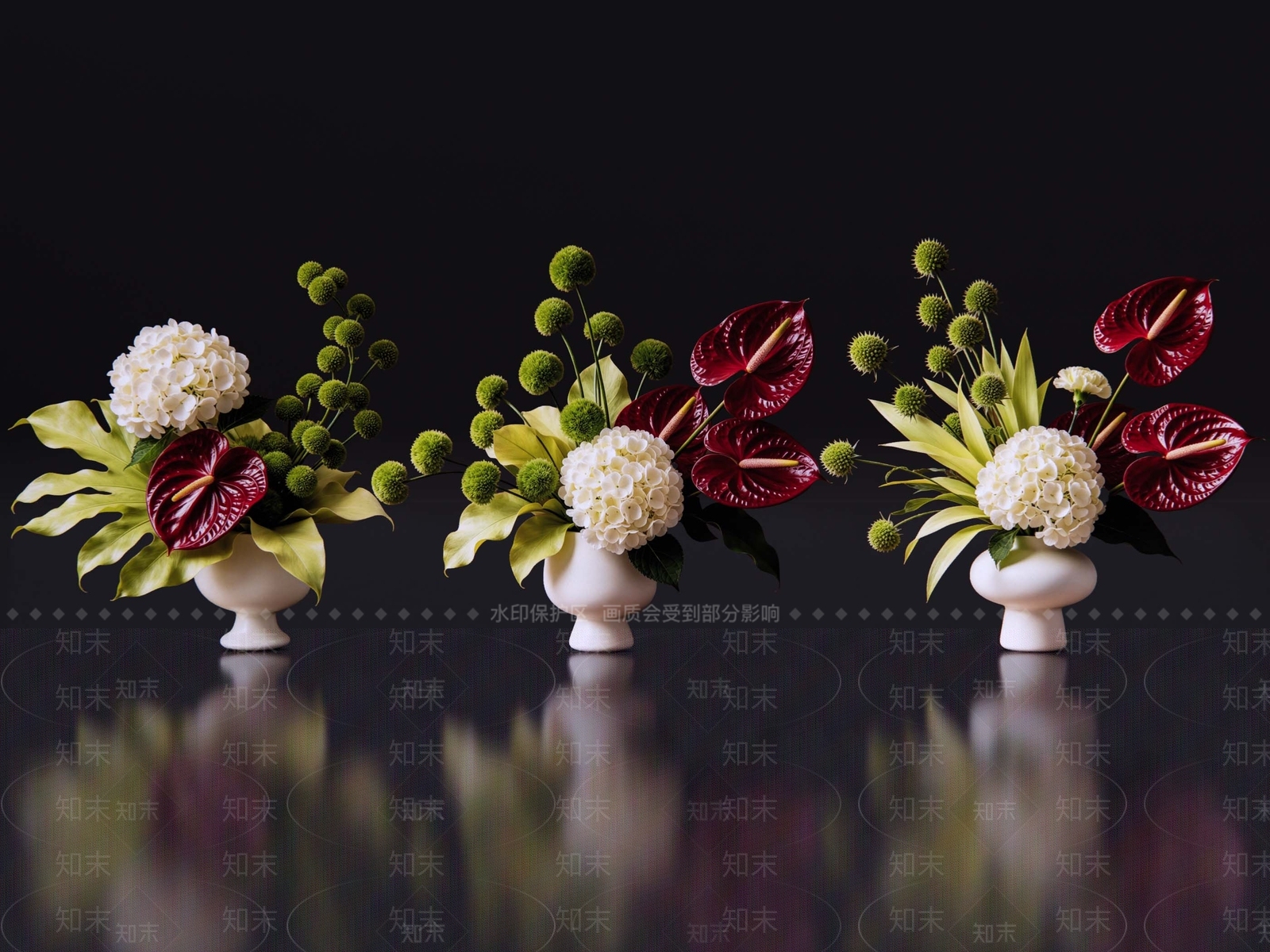 极简花境SU模型下载【ID:1234718545】