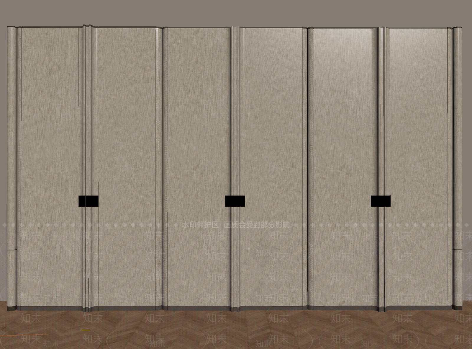 轻奢护墙板3D模型下载【ID:1234719371】