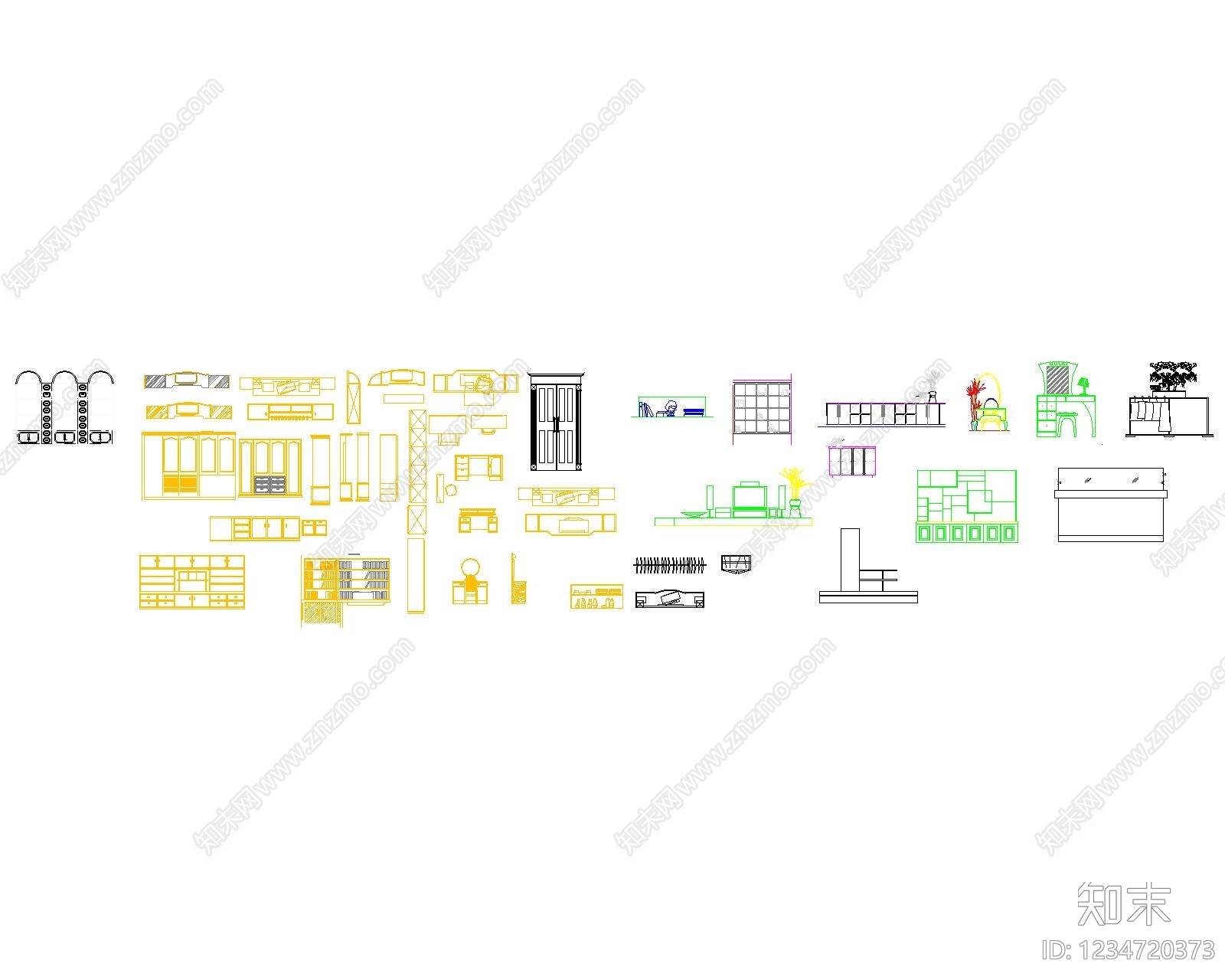 柜子CAD图纸