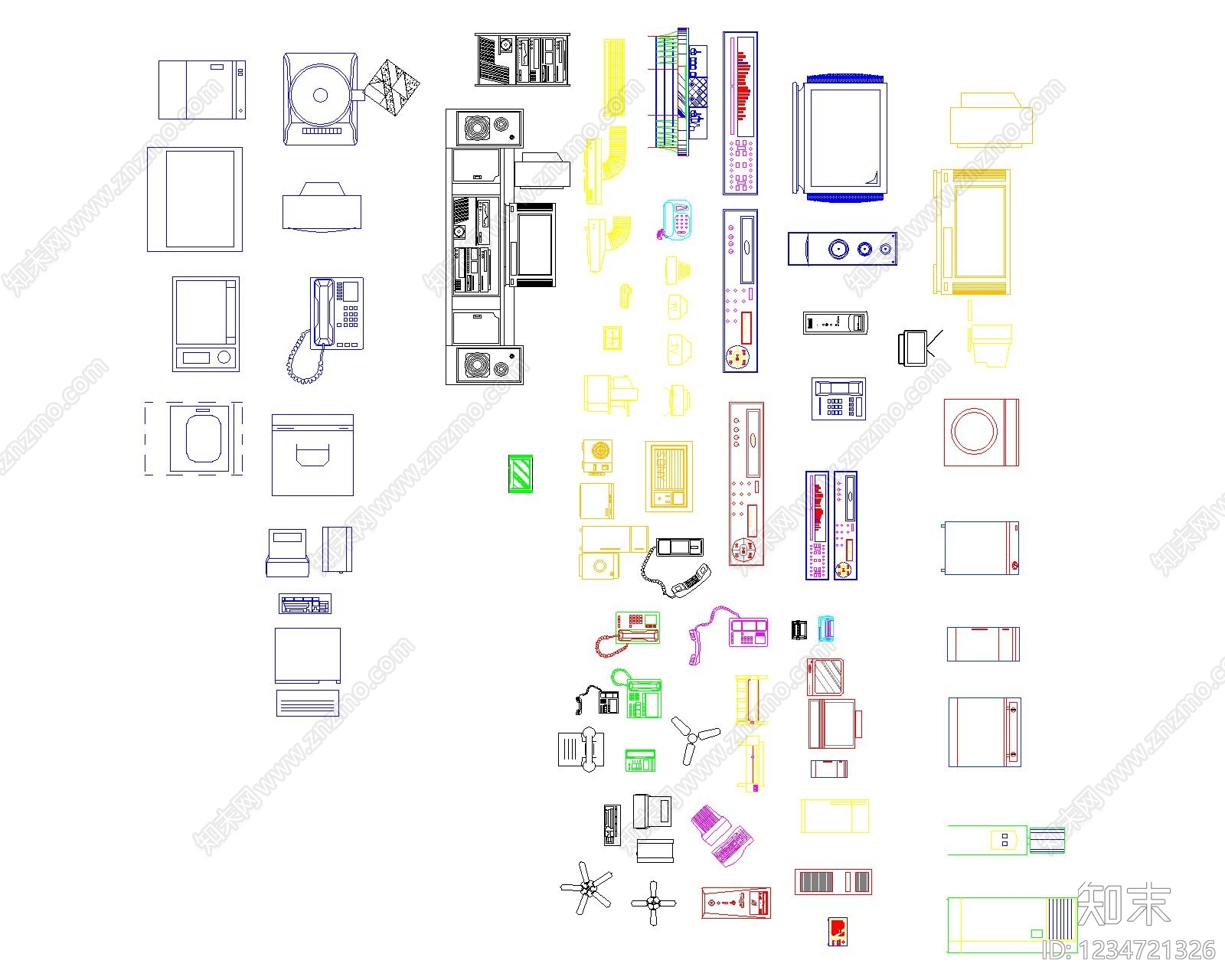 家具图库CAD图纸