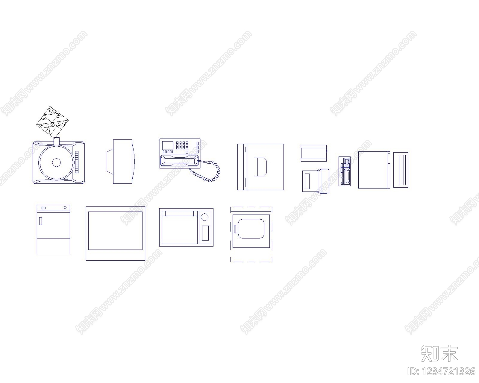 家具图库cad施工图下载【ID:1234721326】