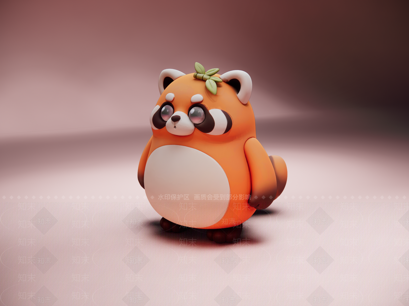 雕塑摆件SU模型草图