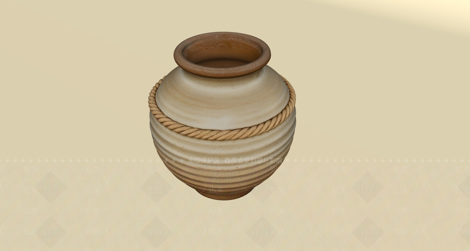 侘寂罐子SU模型下载【ID:1234721628】