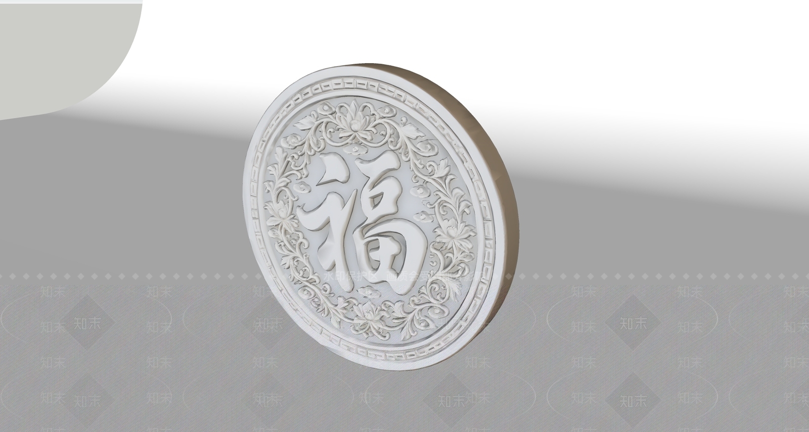 中式雕塑摆件SU模型下载【ID:1234721850】