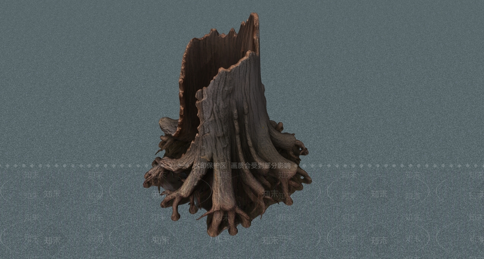 侘寂木头SU模型下载【ID:1234722111】
