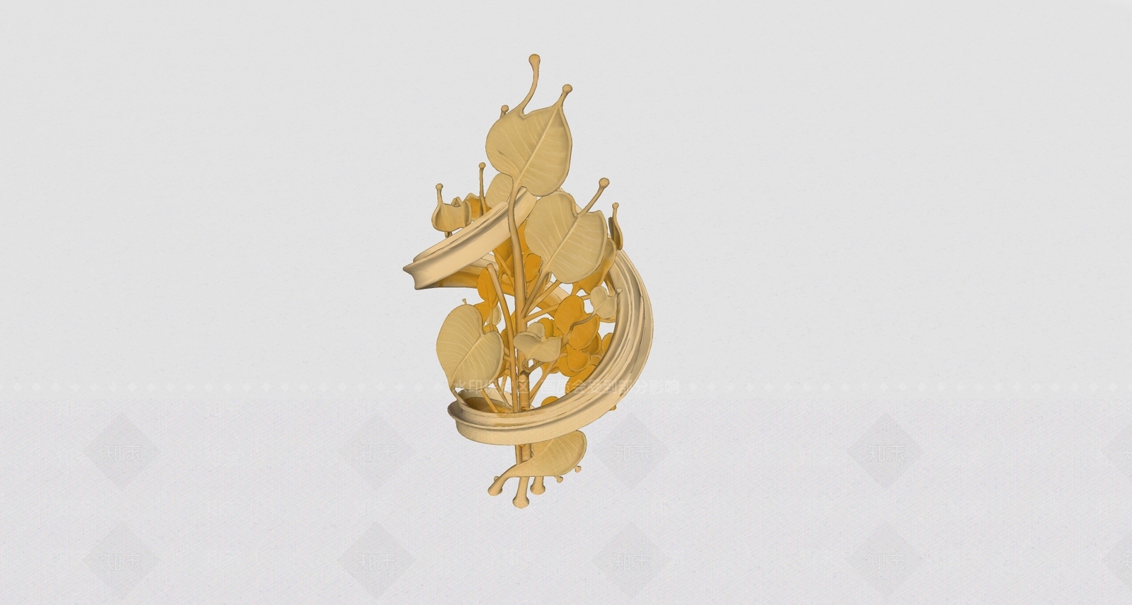 轻奢雕塑摆件SU模型下载【ID:1234722323】