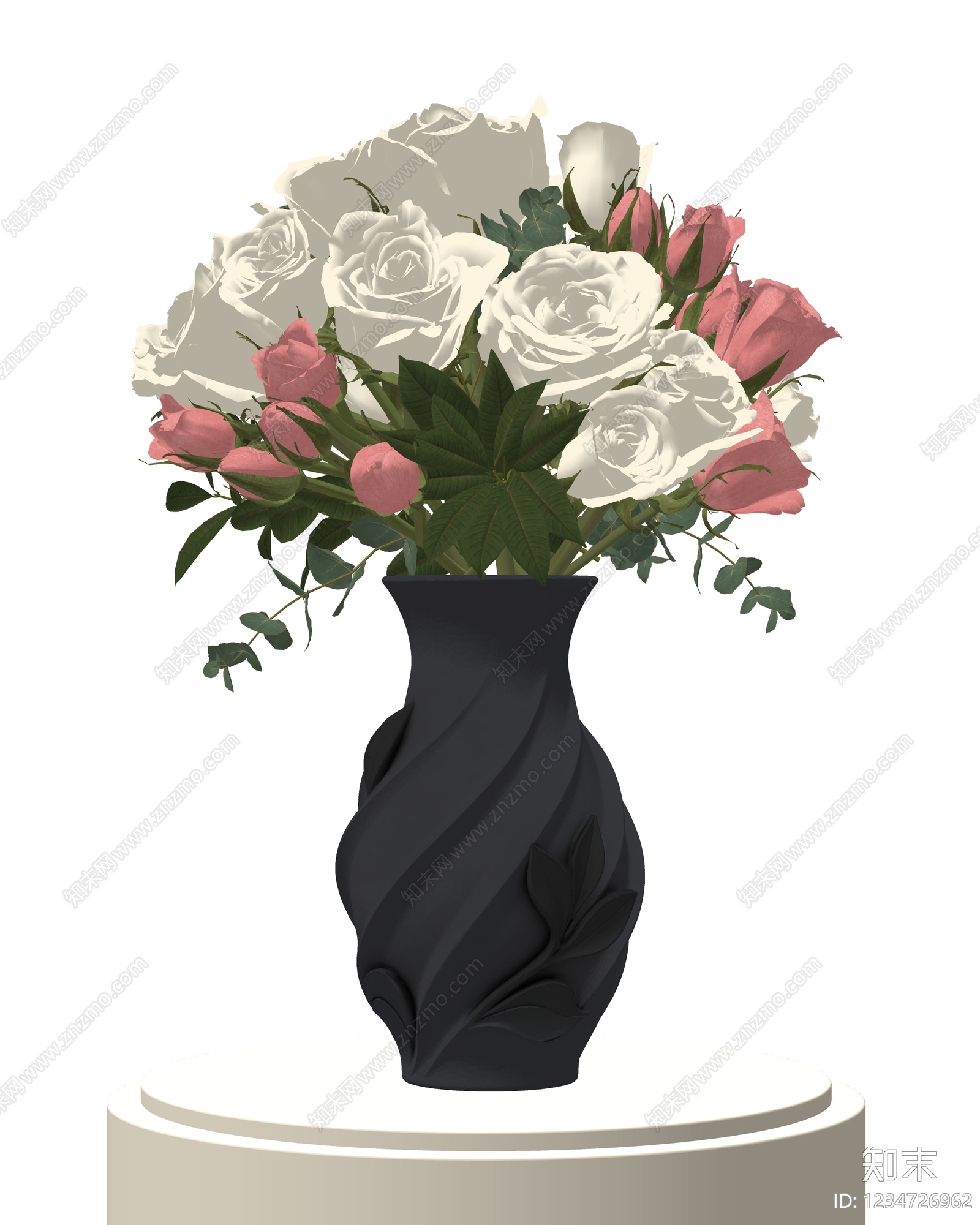 现代简约花瓶SU模型下载【ID:1234726962】