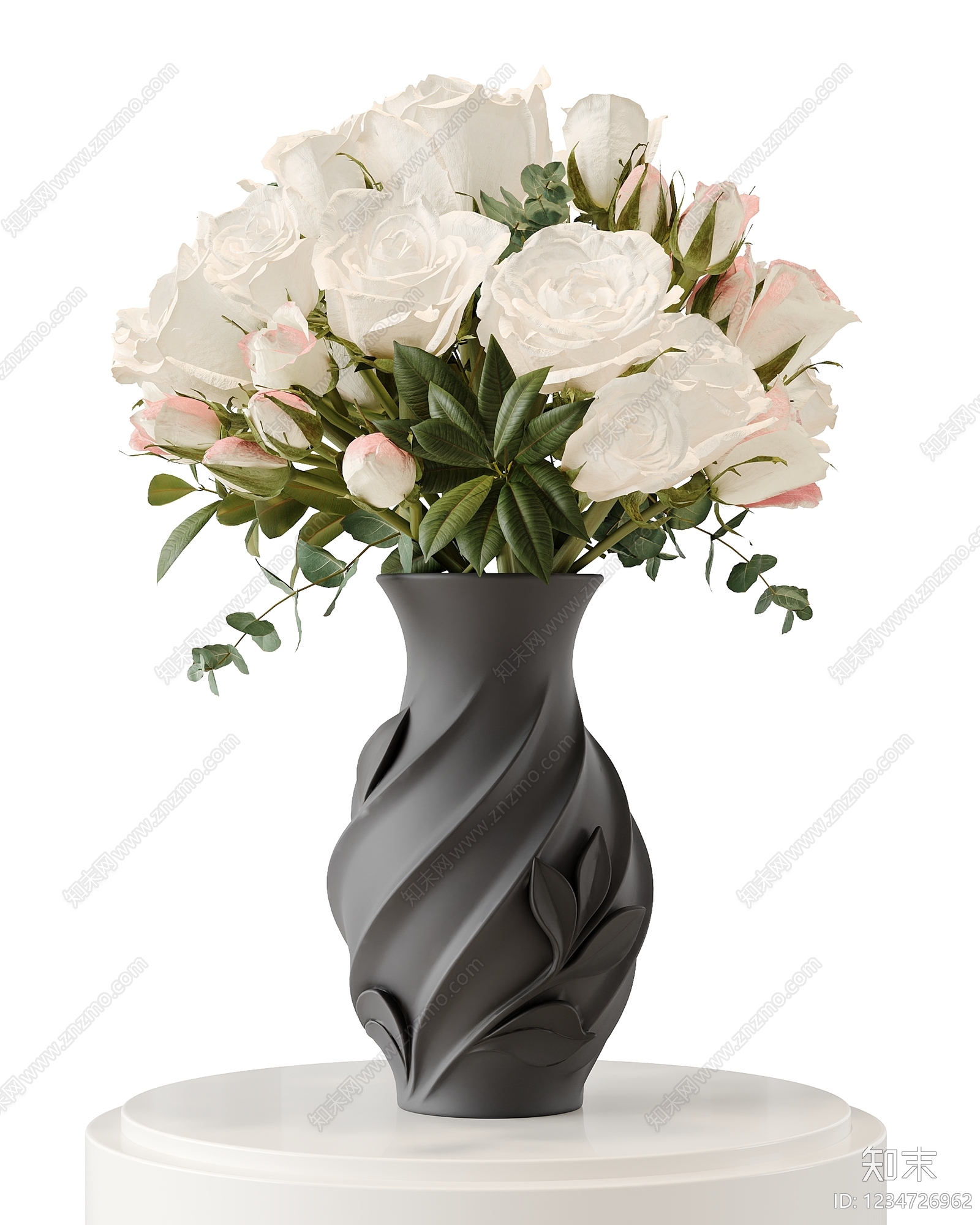 现代简约花瓶SU模型下载【ID:1234726962】