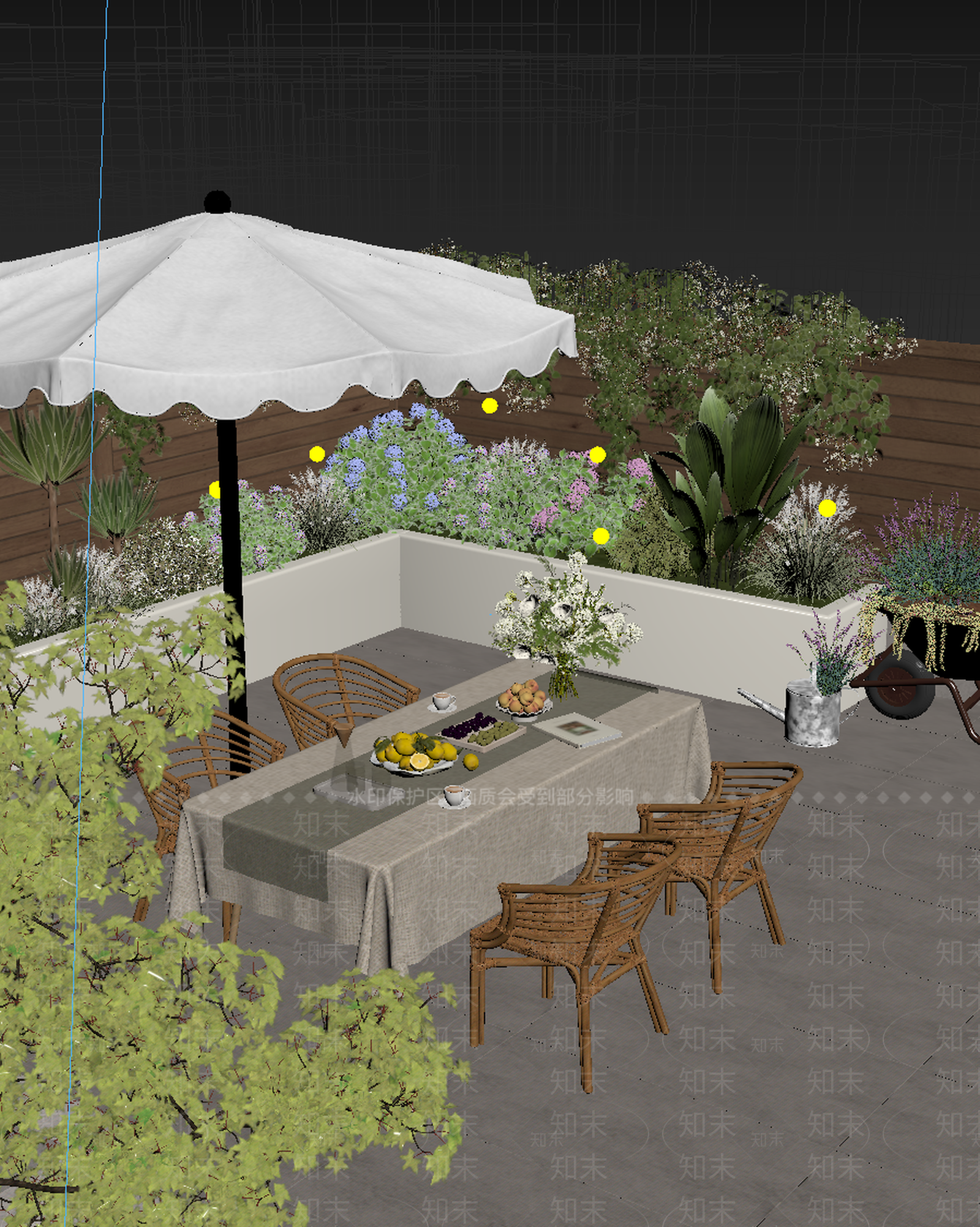 北欧庭院3D模型下载【ID:1234727319】
