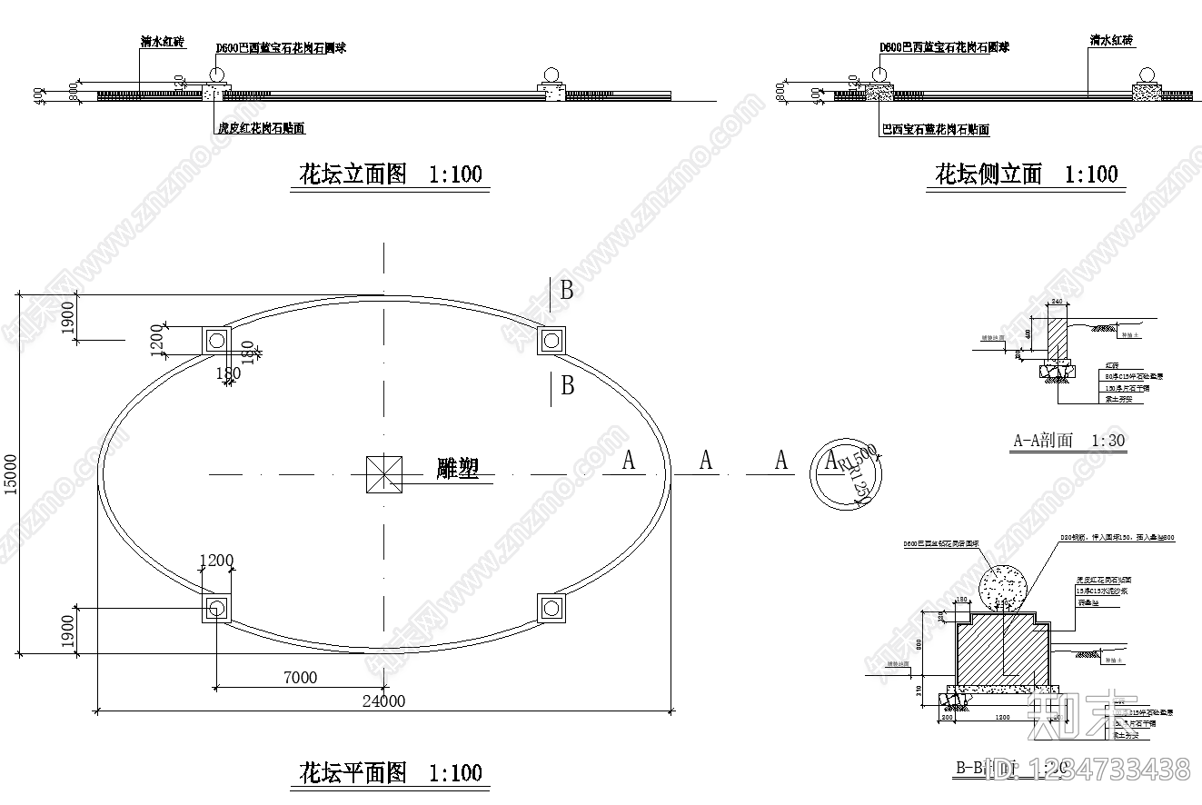 综合景观小品CAD图纸