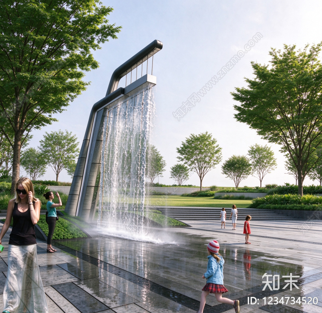 水景节点详图CAD图纸