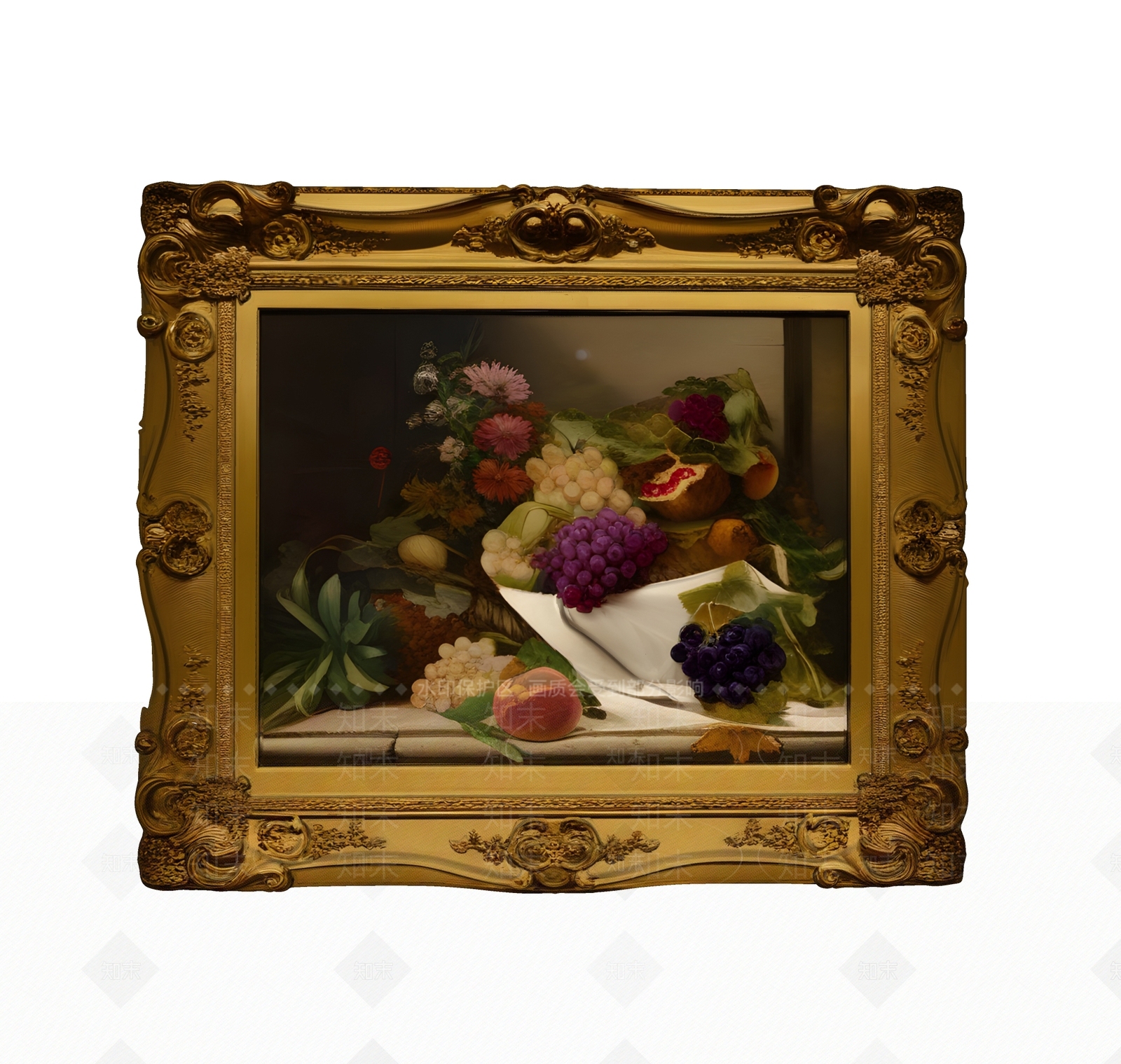 洛可可油画SU模型下载【ID:1234739367】