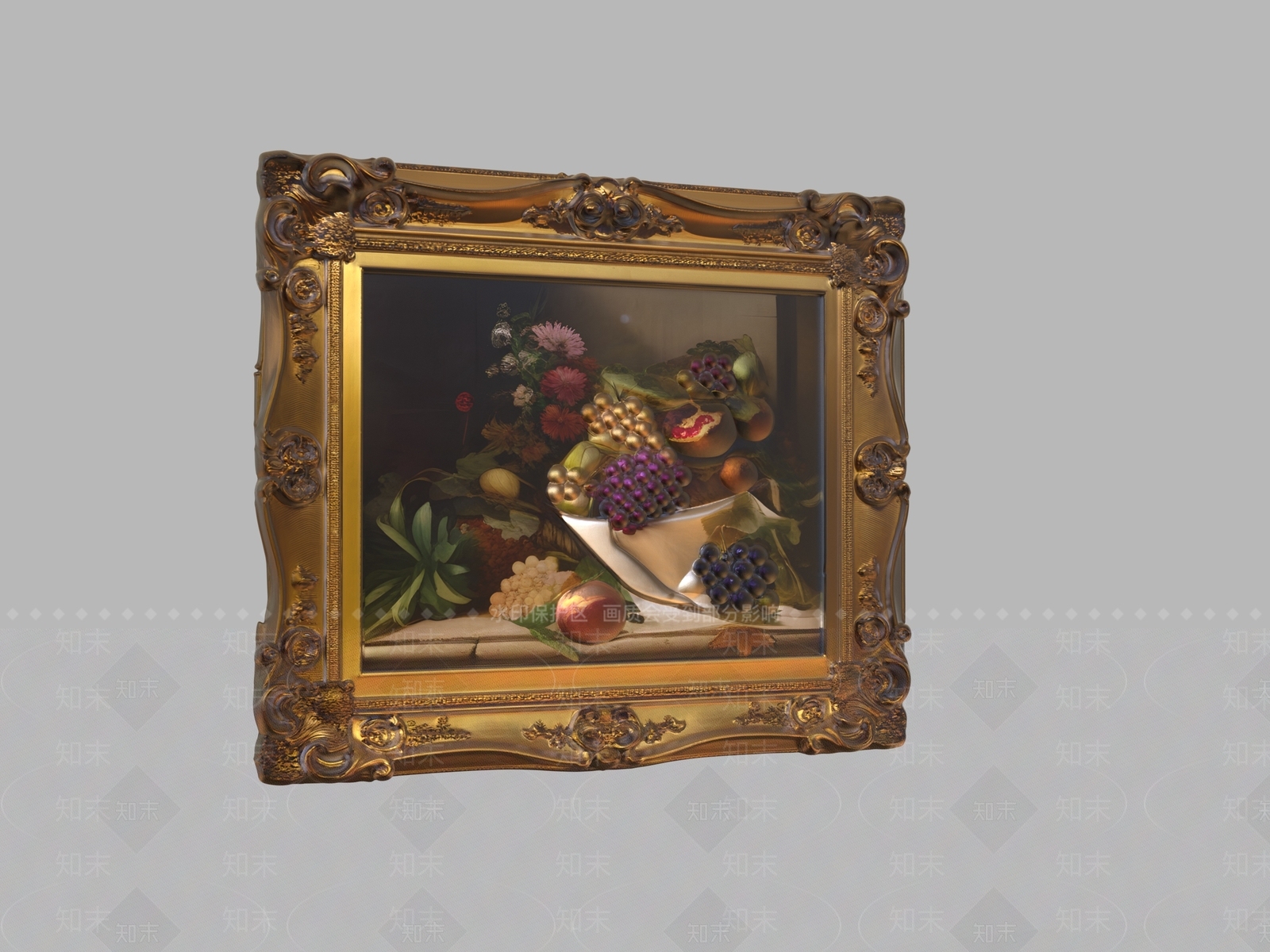 洛可可油画SU模型下载【ID:1234739367】