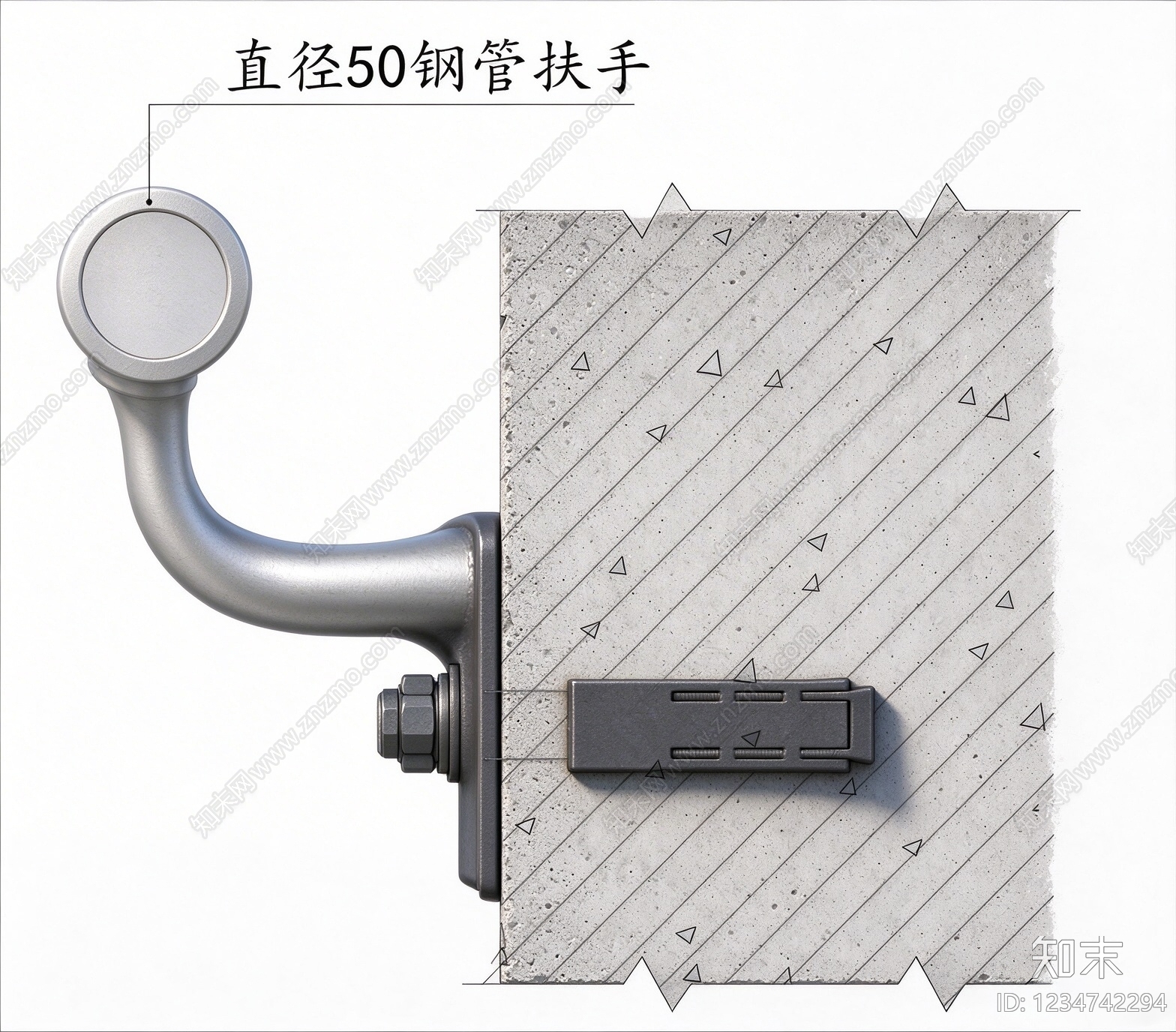 楼梯节点cad施工图下载【ID:1234742294】