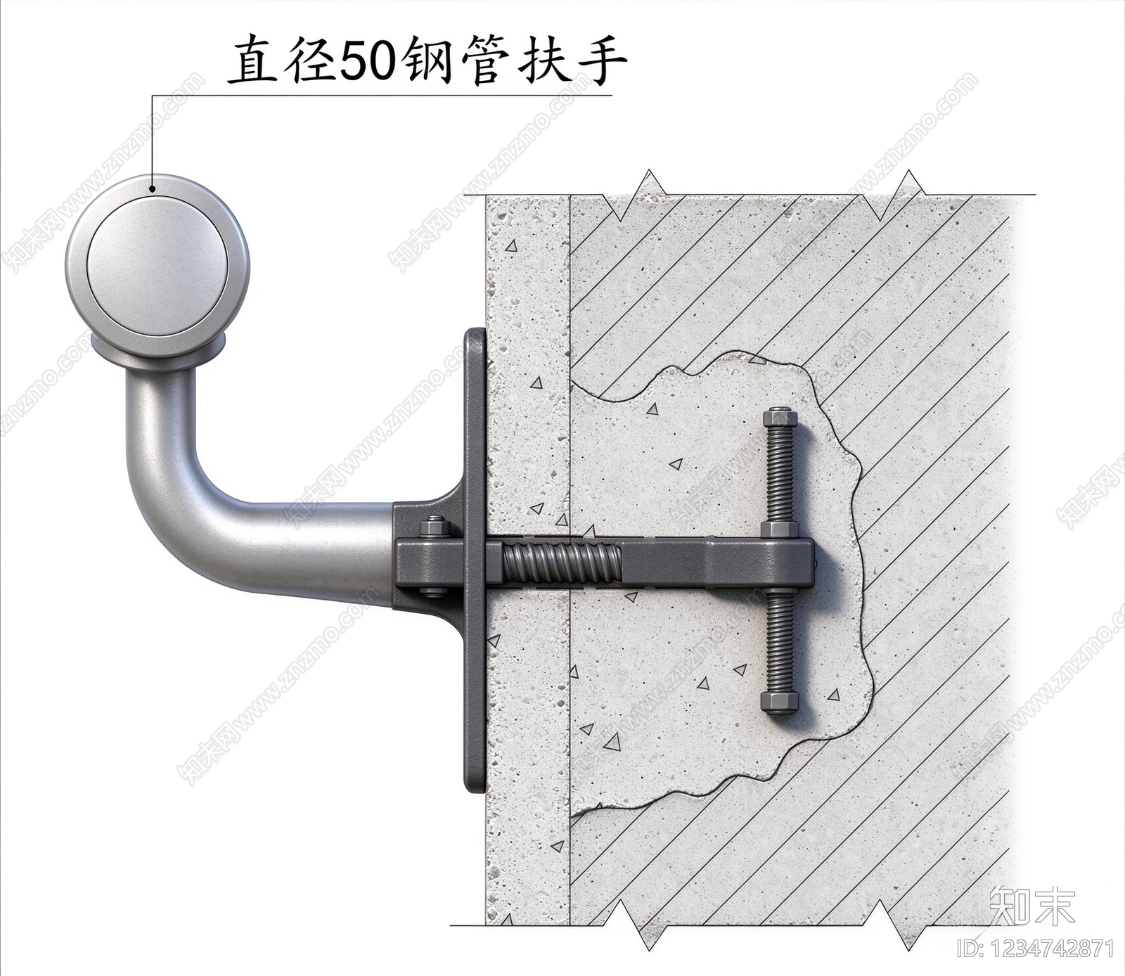 楼梯节点cad施工图下载【ID:1234742871】