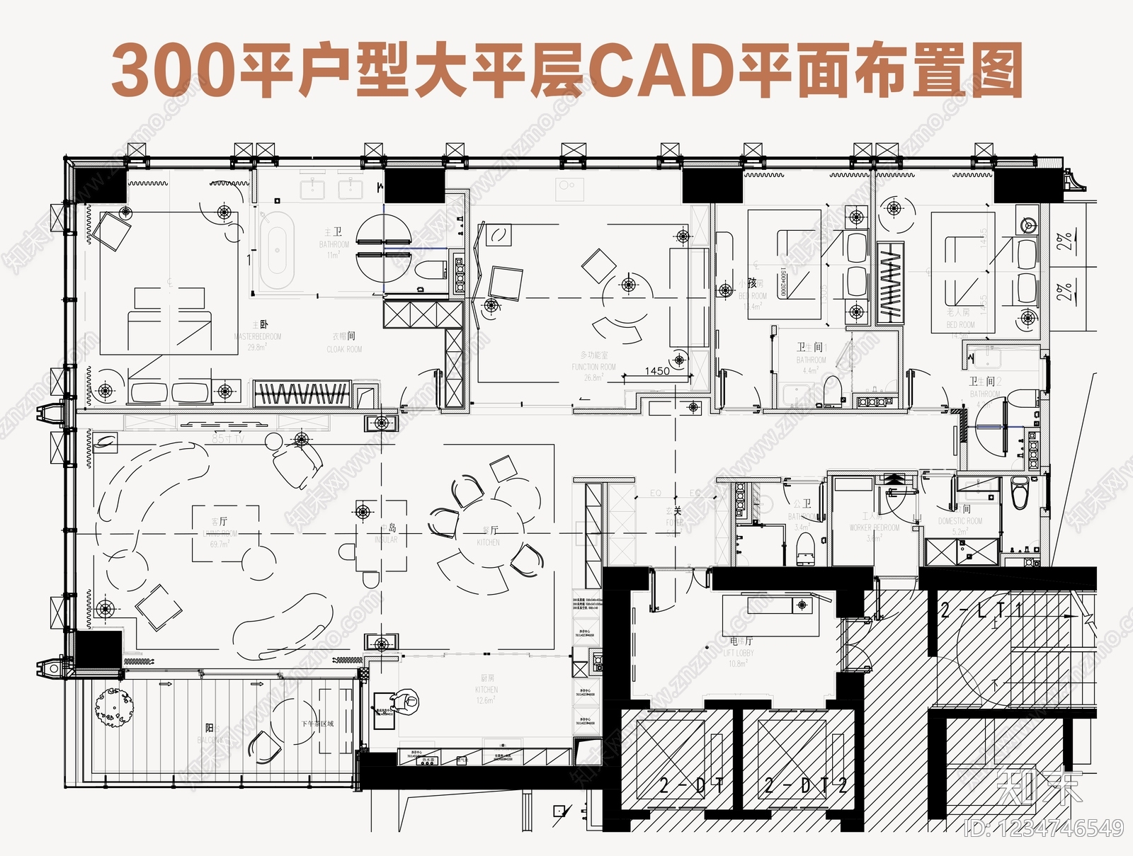 样板间CAD图纸