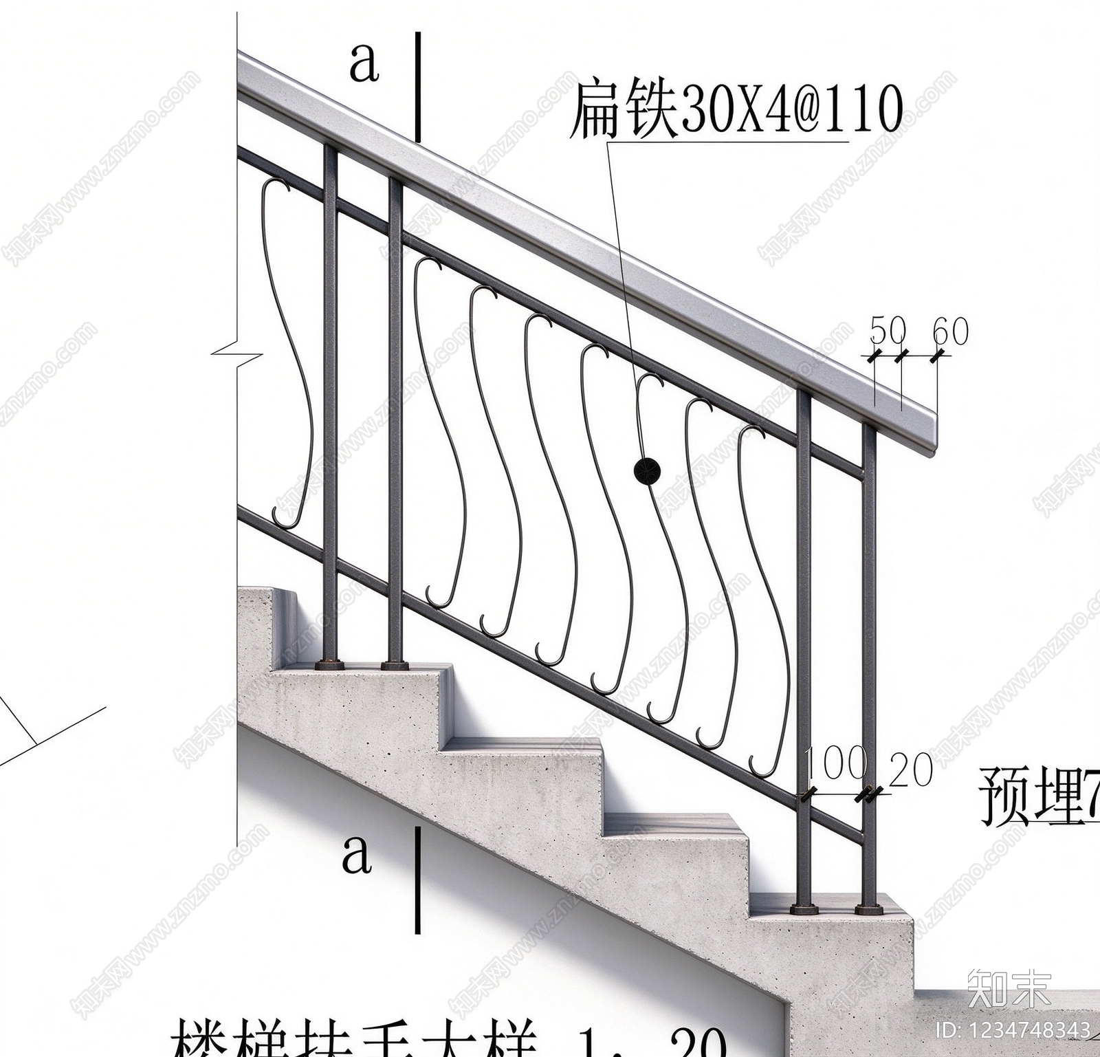 楼梯节点CAD图纸
