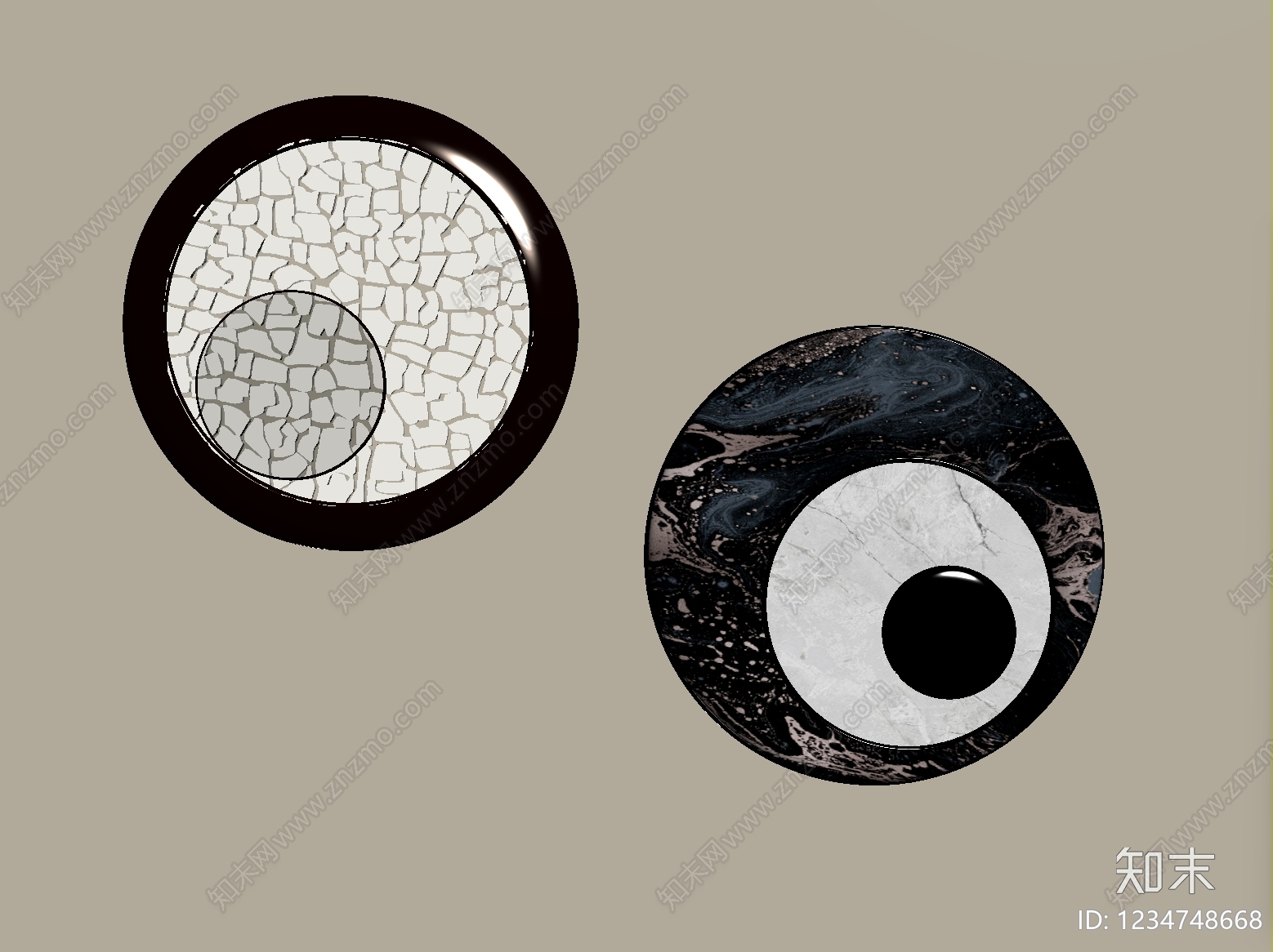 轻奢挂件SU模型下载【ID:1234748668】