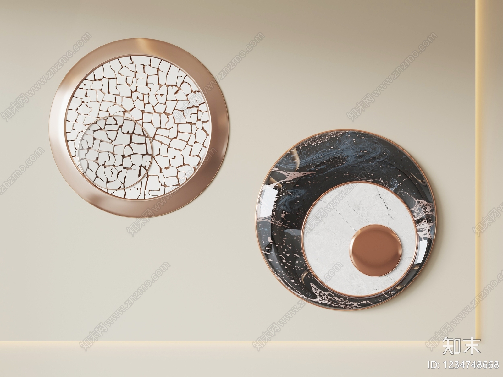 轻奢挂件SU模型下载【ID:1234748668】