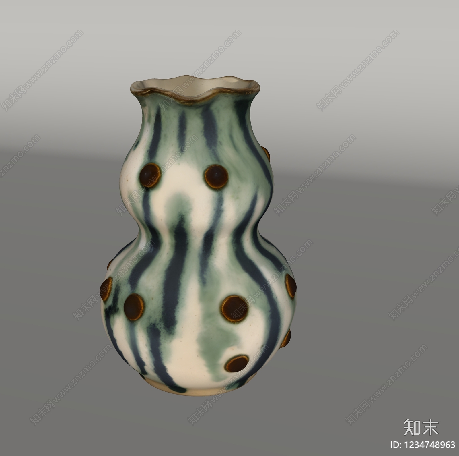 中式花瓶SU模型下载【ID:1234748963】