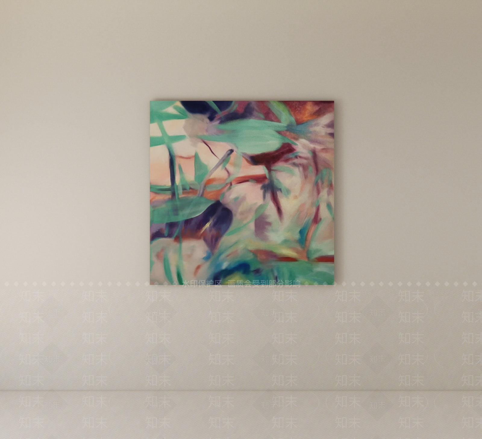 极简抽象画SU模型下载【ID:1234758410】